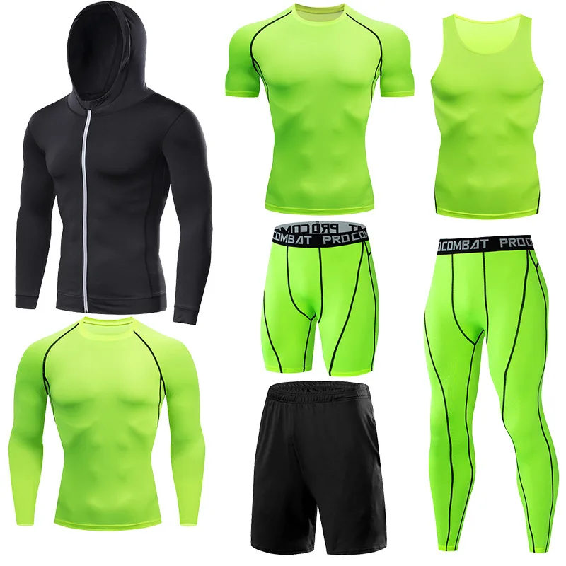 Herren-Lauf-Kompressions-T-Shirts, schnell trocknend, Fußballtrikot, Fitness, eng, Sportbekleidung, Fitnessstudio, Sport, kurzärmeliges Hemd, atmungsaktiv – Detail 33