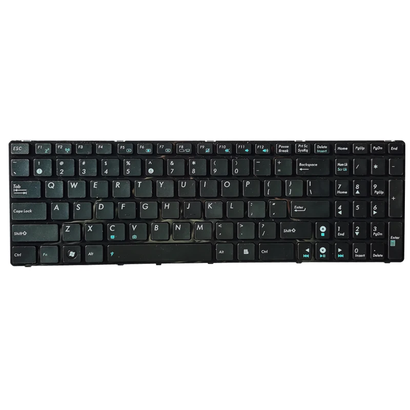 US/FR/ฝรั่งเศส/GR/แป้นพิมพ์สำหรับแล็ปท็อปสำหรับ ASUS K52JK K52JR K52F X55VD G73 G73JH N73 k55N 0KNB0-6212US00 MP-10A73US-9201W