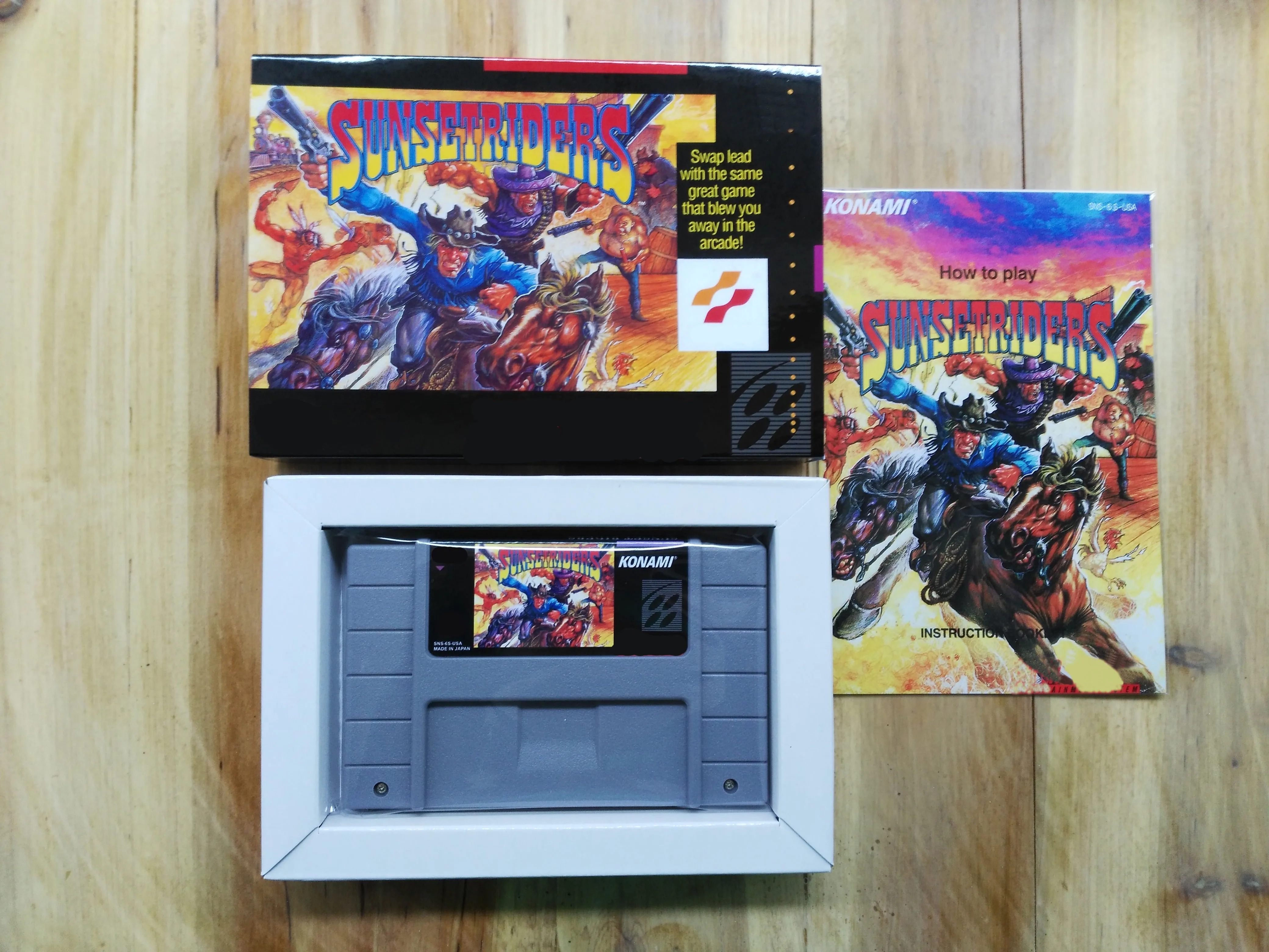 

16Bit Games ** Sunset Riders ( USA Version!! Box+Manual+Cartridge!! )