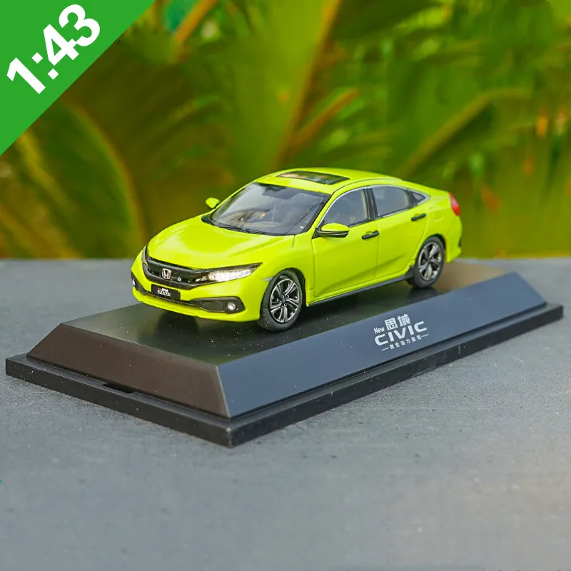 High quality original 1:43 scale Civic 2019 alloy model,simulation collection gift,die-cast metal car model,free shipping