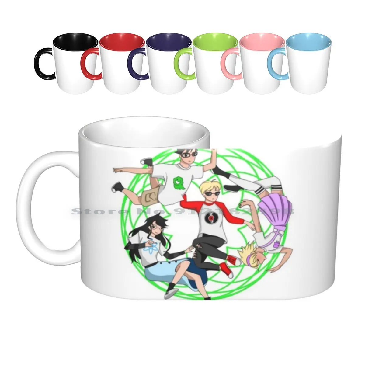 Sburb Beta Ceramic Mugs Coffee Cups Milk Tea Mug Homestuck John Egbert Dave Strider Rose Lalonde Jade Beta Kids Sburb Creative