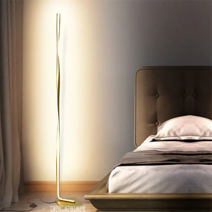 LY-061 Single Color / Stepless Dimming Creative Vertical Led Standard Lamp Sitting Room Bedside Study Living Room Floor Lamp