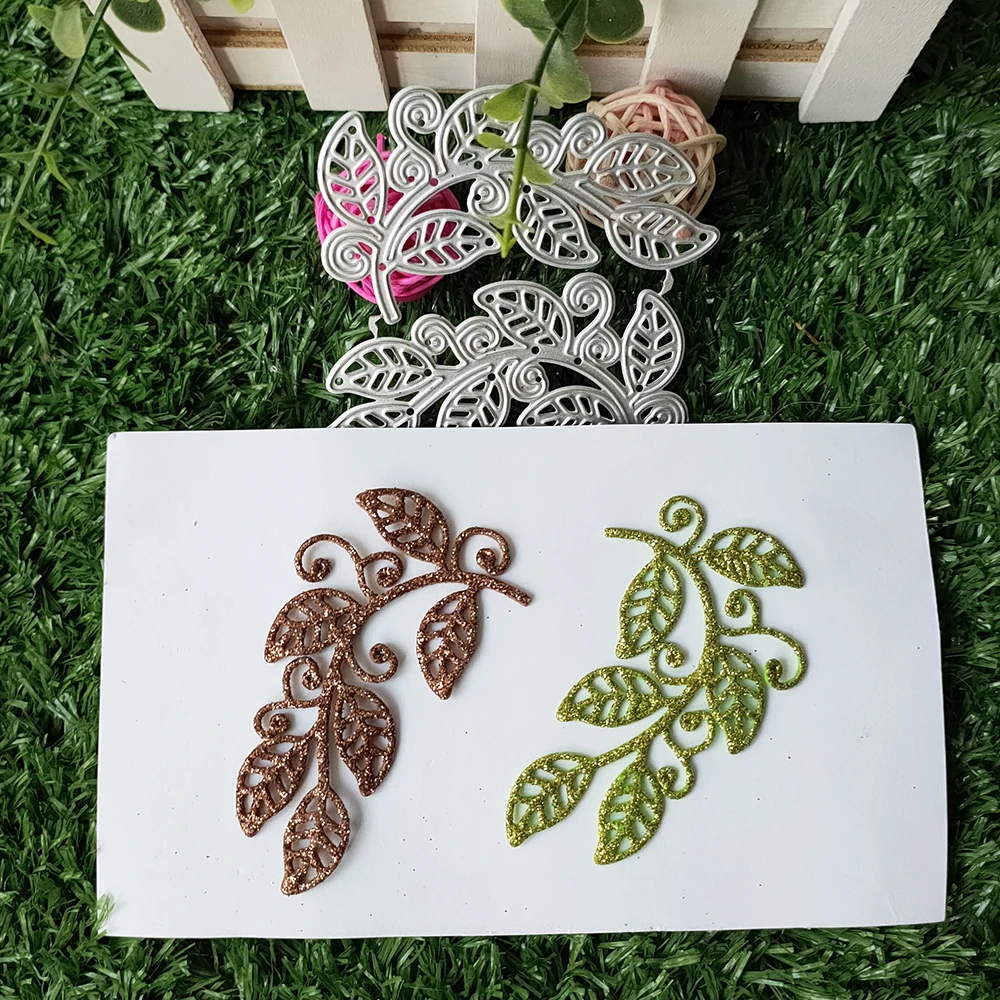 New Branches and leaves metal cutting die mould scrapbook decoration embossed photo album decoration card making DIY handicrafts