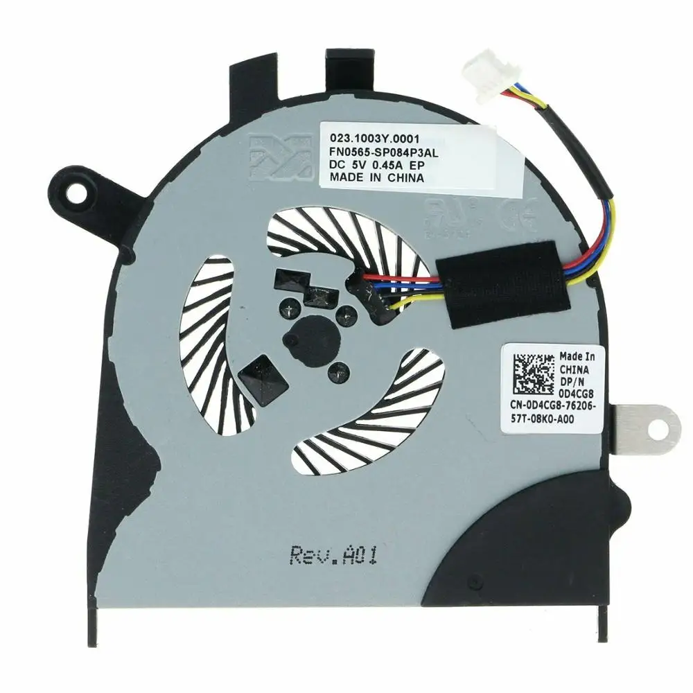 JIANGLUNNEW CPU Cooling Fan For Dell Inspiron 13 7347 7348 7352 Laptop 0DW2RJ DW2RJ