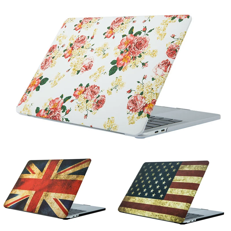 Laptop Case for Apple MacBook Air Pro Retina 11 12 13 15 Marble Flag Cover for Mac Book New Pro 13.3 15.4 inch Touch Bar Bag