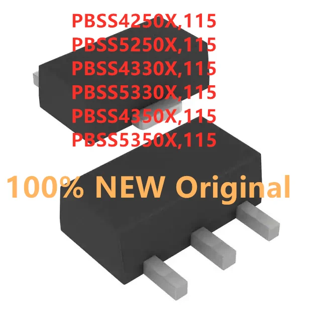 100% ใหม่ Original PBSS4330X 1R PBSS5330X 1S 30V 3A NPN PNP ต่ำ VCEsat ทรานซิสเตอร์ SOT-89 SMD