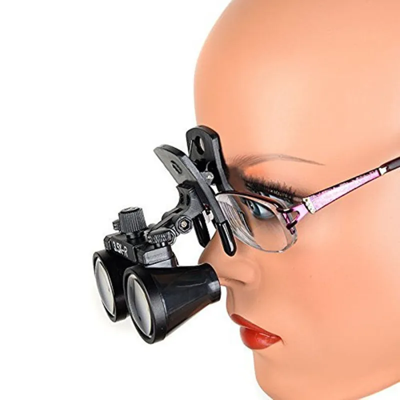 High Quality Clip Medical Loupes 2.5/3.5X Binocular Magnifier Dental Surgical Loupes