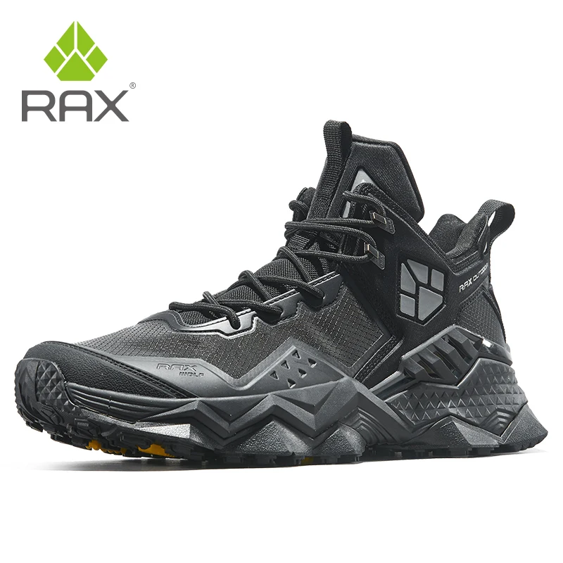 

Rax Men Waterproof Hiking Shoes Breathable Hiking Boots Outdoor Trekking Boots Sports Sneakers Tactical Shoes