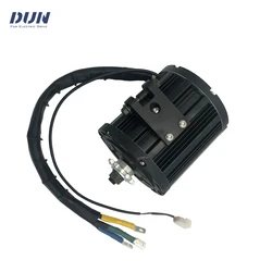 QS138 72V 100KPH 3000W Peak 9KW PMSM Mid Drive Motor with Sprocket Pully Design For Electric Dirtbike Motorcycle Moped