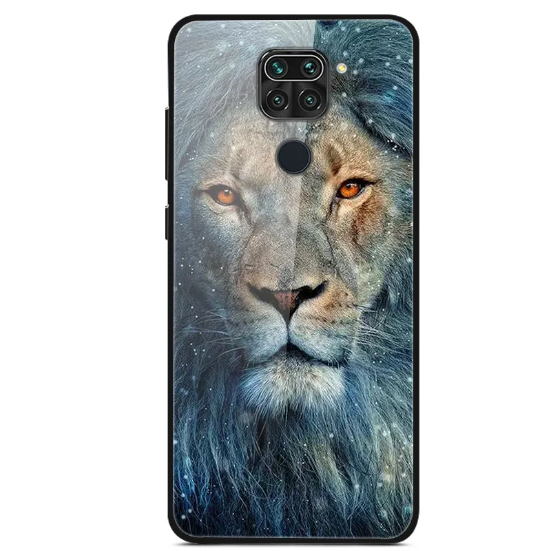 For Xiaomi Redmi Note 9s Case Tempered Glass Back Cover For Xiaomi Redmi Note 9 Phone Case Cover Note9 Redmi Note 9 Pro Max Case image 3