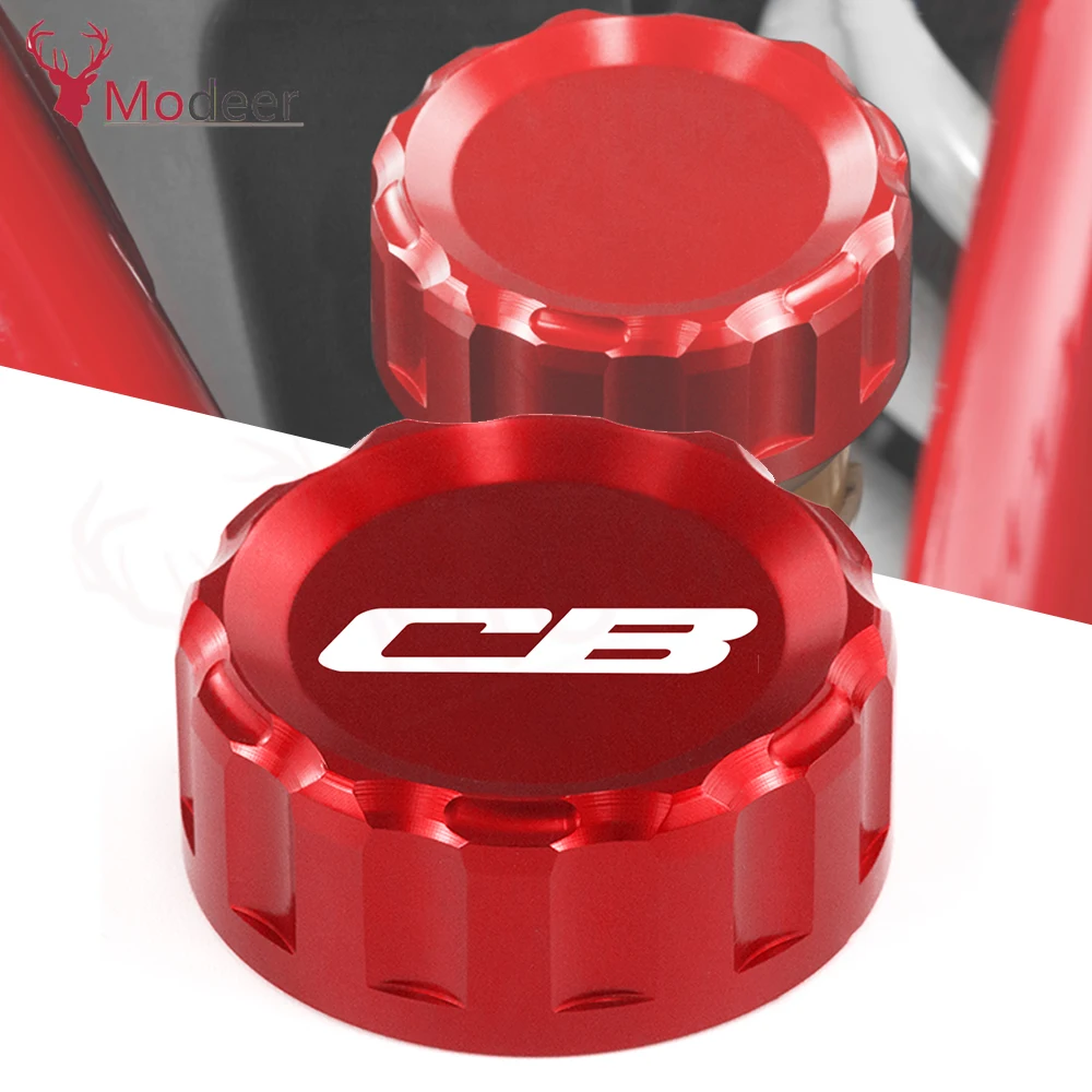 Motorcycle Accessories Brake Fluid Reservoir Cover Cap For Honda HORNET 250 VTR/VTR-F CB400SF CB600F CBR600F NT700V CB750