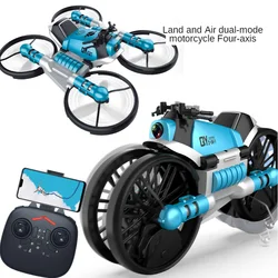 RC Drone 2.4G deformabile moto pieghevole telecomando aereo WiFi Quadcopter droni con fotocamera Hd Rc elicottero regali giocattolo