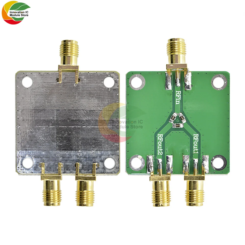 6dB 1 Minute 2 5G RF Microwave Resistor Power Distributor Microwave Module Board Power Splitter Radio Frequency Divider SMA-K