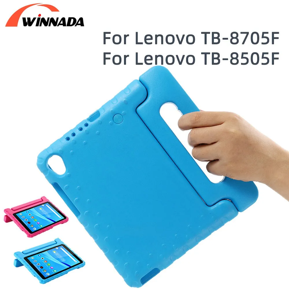 

Чехол для Lenovo Tab M8 TB-8705F ручной полноразмерный детский нетоксичный безопасный Чехол-подставка из ЭВА с ручкой для детей чехол для планшета