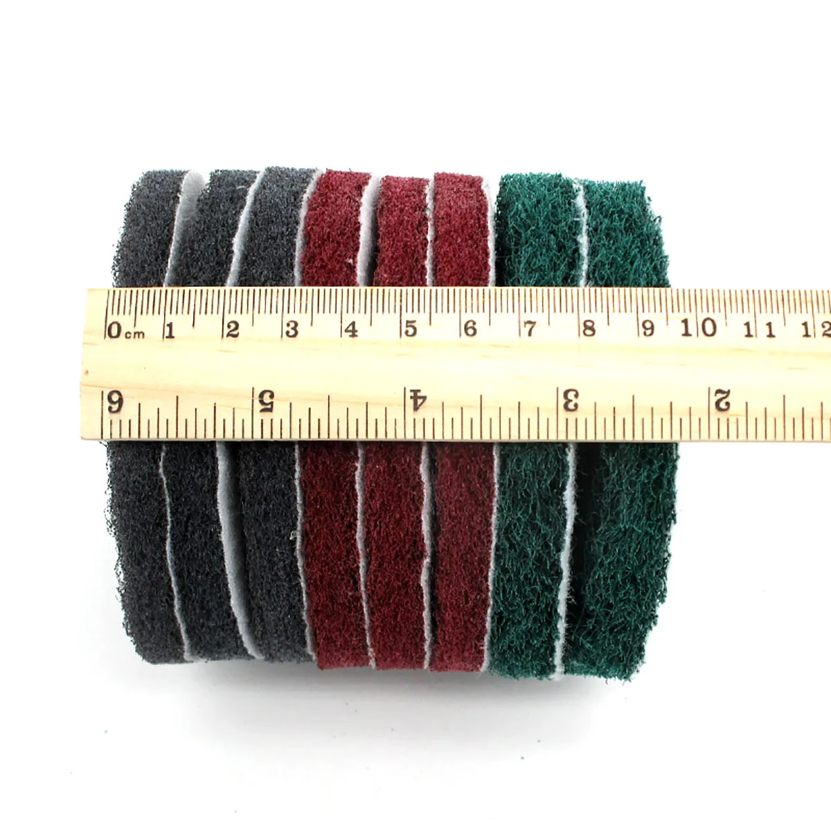 1-5 Stuks 7 Inch 180Mm Stroomschuursponsje Rond Nylon Vezel Schuurschijven Voor Roestverwijdering Polijsten Slijpen