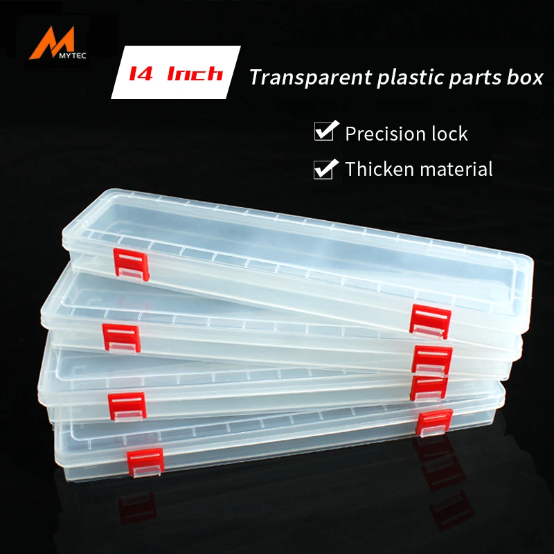 14 Inch Di Động Nhựa Công Cụ Phần Hộp Trong Suốt Phần Tử Trang Sức Tiện Ích Đựng Dụng Cụ Phần Hộp Đựng Phần Tổ Chức