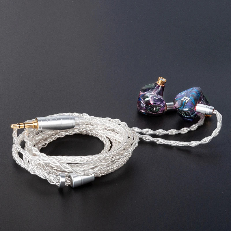 Tri starsea 2ba + 1dd unidade de motorista alta fidelidade no monitor fone ouvido esportes música fone 0.78mm2pin tri i3 starshine