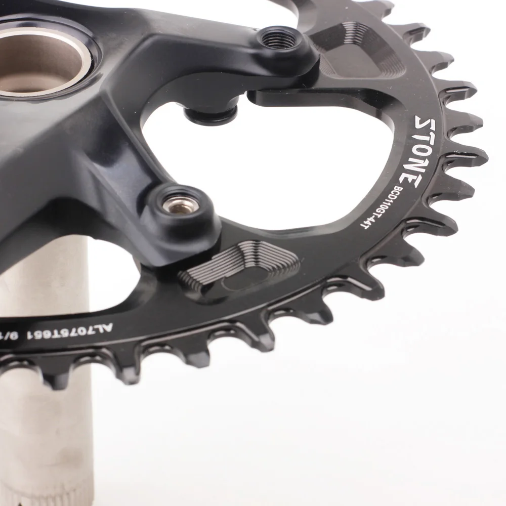 Stone Oval Bike Single Gravel Chainring 34T - 60T BCD110 110mm Chain Wheel for GRX RX810 RX600 Road Bicycle Crank Chainwheel