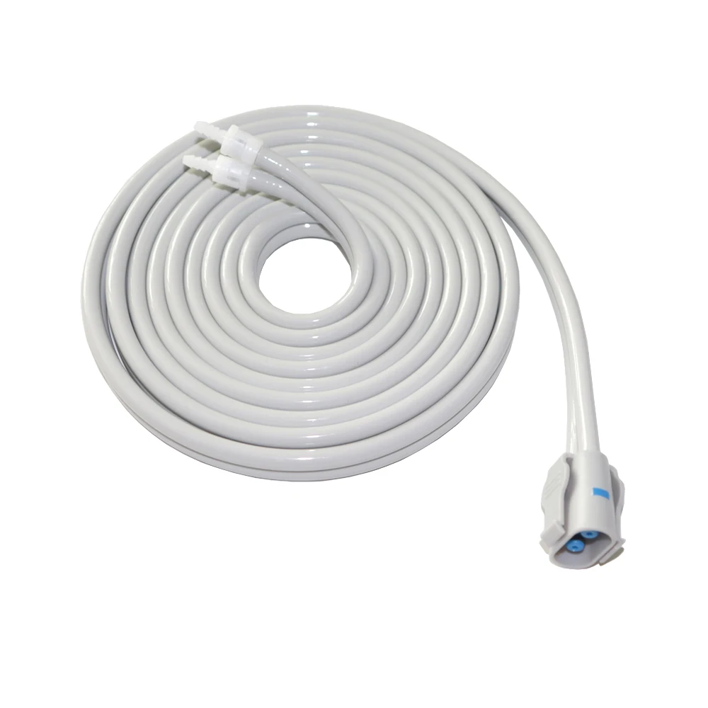 Pressure cuff interconnect hose   Dual tube  with plastic connector  L=3m Compatible with GE.