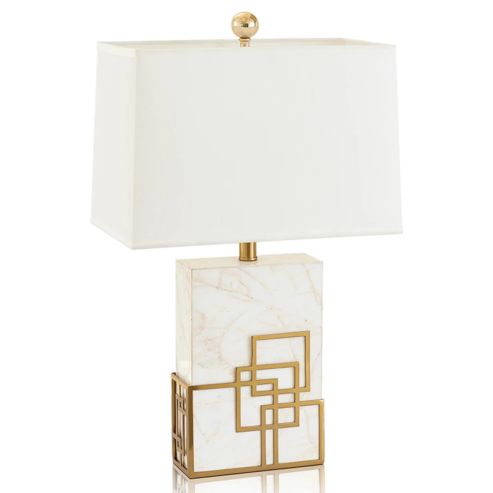 

led e27 Postmodern Art Decor Gold Iron Crystal White Marble Table Lamp.Desk Lamp.LED Desk Lamp For Bedroom Foyer