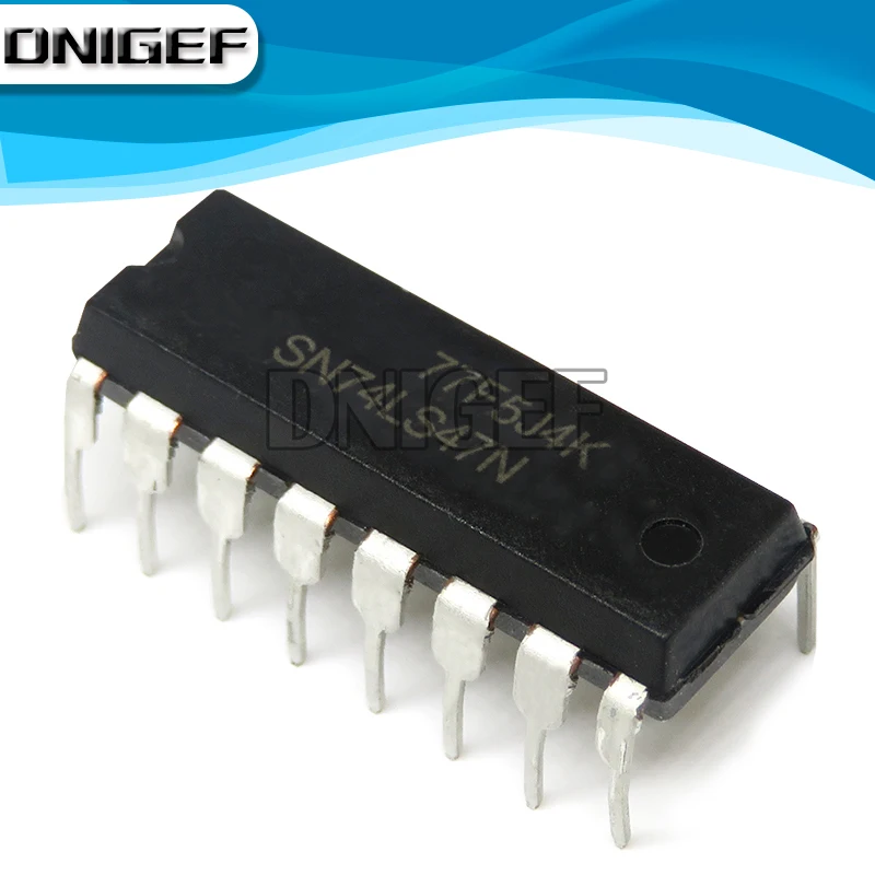 1 Uds SN74LS47N DIP16 SN74LS47 74LS47N 74LS47 DIP circuito integrado
