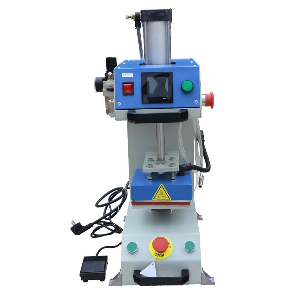 Pneumatic Hot Stamping Machine Automatic Heat Transfer Machine Logo Print Single Station Heat Transfer Machine Stamping Machine