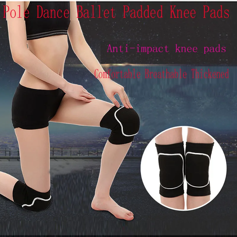 Neue modelle von männlichen und weiblichen universal knie protektoren verdickt fitness sport pole dance ballett Latin dance spezielle Schwarz