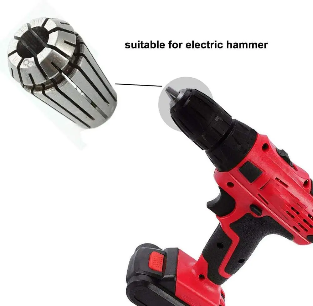 ER16 1-10 Mm Primavera Collet Set per Strumento di Fresatura Cnc Tornio Macchina per Incidere Primavera Collet Mandrino di Precisione 0.008 er 16 Cnc Collet