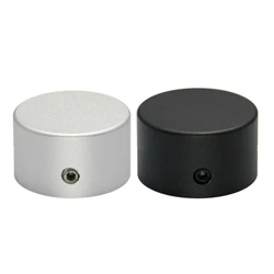 1PCS High-end Aluminum Knob Potentiometer Knob Volume Switch Rotary Encoder Knobs Silver/black