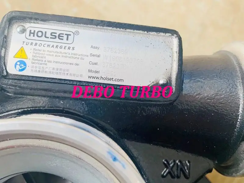 USED GENUINE HOLSET HE221W/3782369 3782376 2834301 CUMMIN*S Engine ISDe140 4.5L 140HP Diesel Turbo Turbocharger