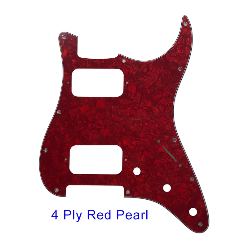 Xinyue Guitar Parts - For FD  US 11 Mounting Screw Hole Standard Start HH Humbucker Guitar Pickguard