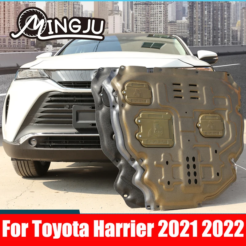 Voor Toyota Harrier Venza 2021 2022 Motor Chassis Guard Cover Protector Plastic Mangaan Stalen Accessoires