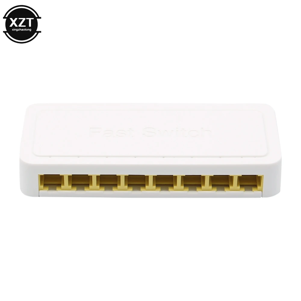 في 1 قطعة 100Mbps 8 منافذ صغيرة سريعة إيثرنت LAN RJ45 شبكة التبديل الجلاد محور VLAN دعم رائجة البيع