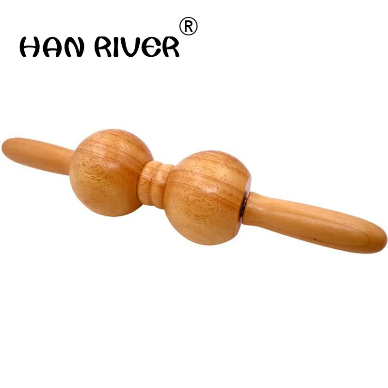 meridian thin shaft rod full-body massage stick rolling back massage lamented the waist neck leg wooden