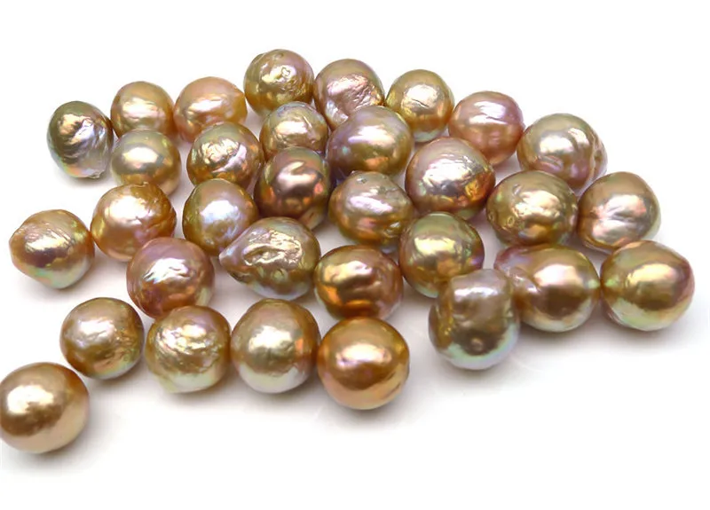 

HABITOO 1pc 11-13MM AAA Multicolor Real Natural Freshwater Cultured Kasumi Loose Pearl Undrilled Beads for Women's Jewelry DIY