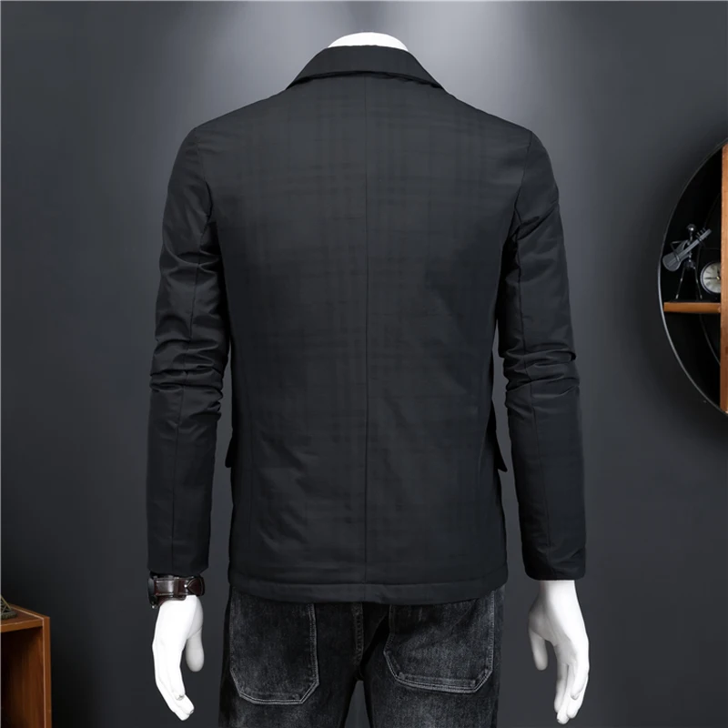 2021 New Arrival Winter High Quality 90% White Duck Down Suit Jackets Men Coat Plus-Size M-4XL