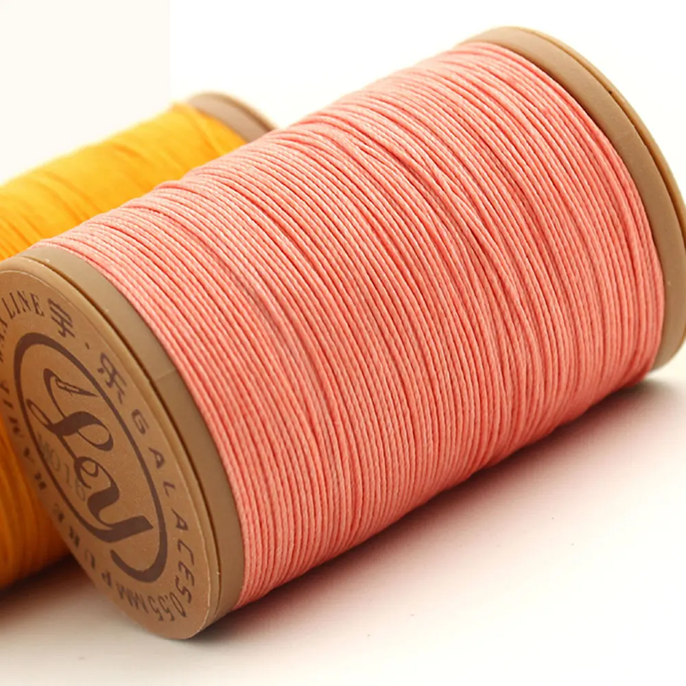 70 meters 0.55mm sewing waxed round Ramie Knitting Thread Reel Hand Stitching hand Sewing Thread Finest Ramie Durable DIY pool