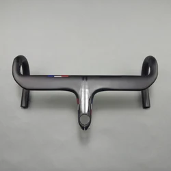 Integrated Handlebar Carbon Handlebar Road Bike With Stem Tmaex Cycling Bicycle Handlebars UD Matte Bike Handlebars