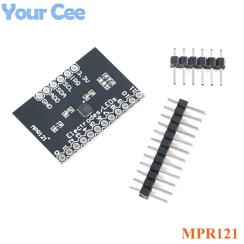 5pcs/1pc MPR121 Capacitive Touch Sensor Controller Module Breakout V12 I2C IIC Interface keyboard Development Board for arduino