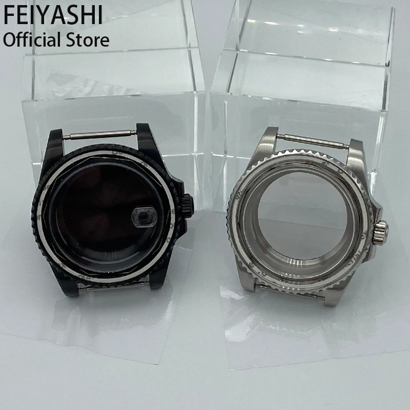 For Seiko nh34 nh35 nh36 nh38 Movement 28.5mm Dial 316L Stainless Steel Sapphire Crystal Glass Men's Watch Case Accessory Parts