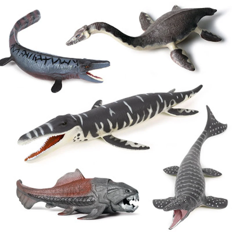 

Large single sale Educational toys Prehistoric marine model marine dinosaur Deng's fish plesiosaur animal model toys