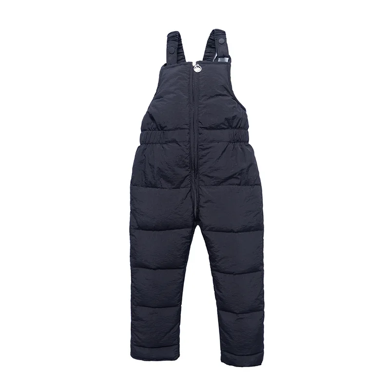 Children Winter Warm Overalls Girls & Boys Winter Thick Pants Cotton Filling Kids Overalls Toddler Baby Ski jumpsuit 1-5 years