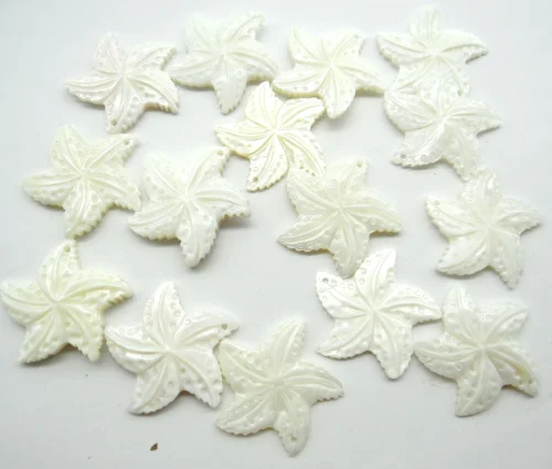 wholesale 37*37mm Natural Freshwater flower Shell charm Pendants For diy Jewelry making Necklace Accessories 5pcs