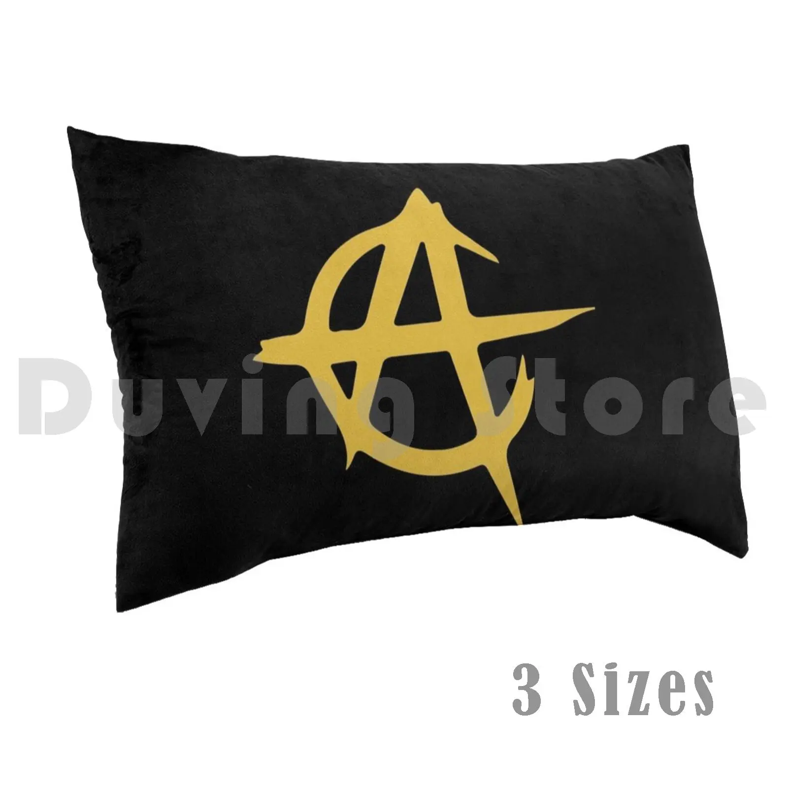 Anarchy Capitalism Symbol Pillow Case Printed 50x75 Ancap Libertarian Anarcho Capitalism Anarco Capitalism