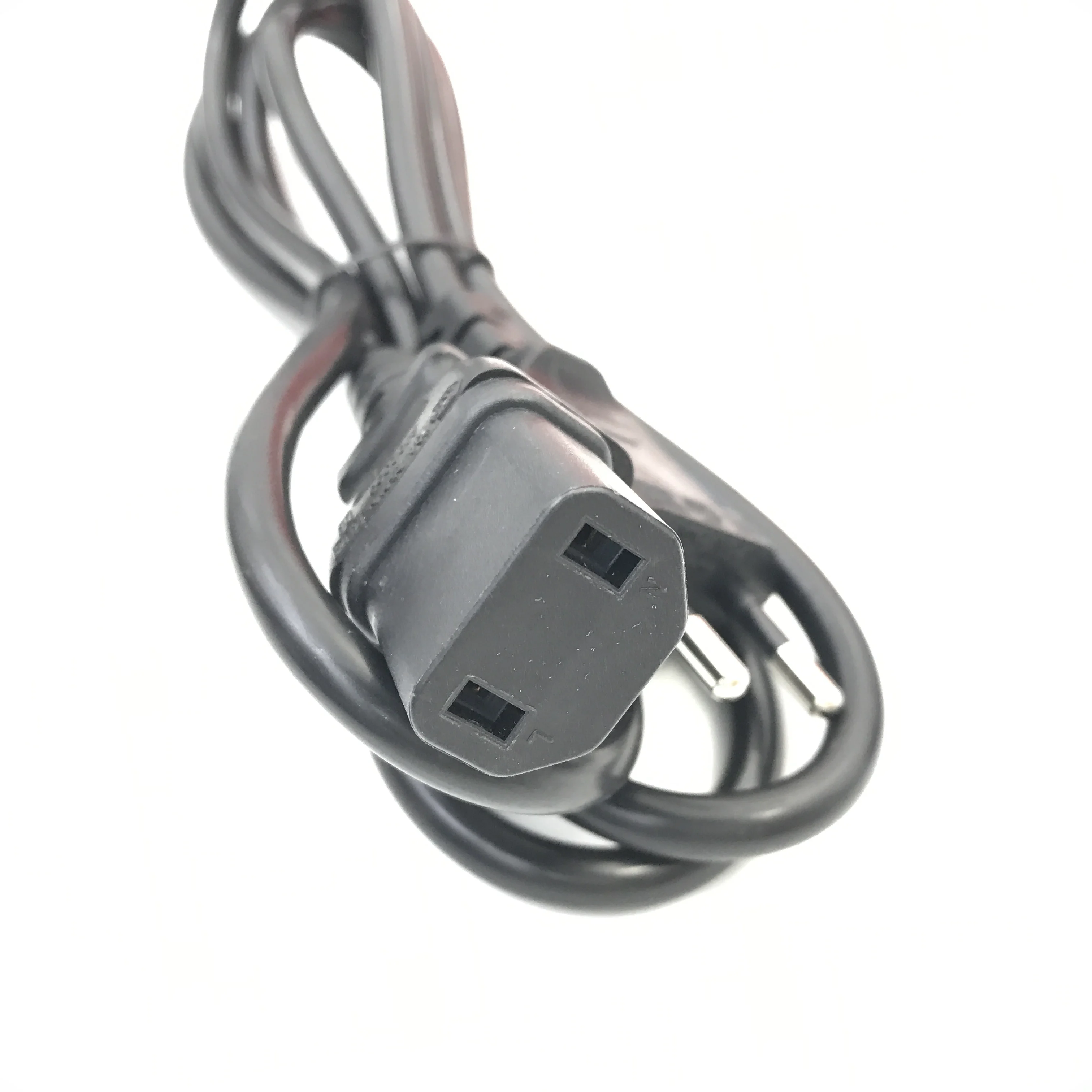 العالمي 2 الشق ذكر التوصيل إلى IEC320 C17 شاحن أنثي التيار المتناوب سلك الطاقة ل PS4 برو الاتحاد الأوروبي/الولايات المتحدة القياسية امدادات الطاقة كابل شحن