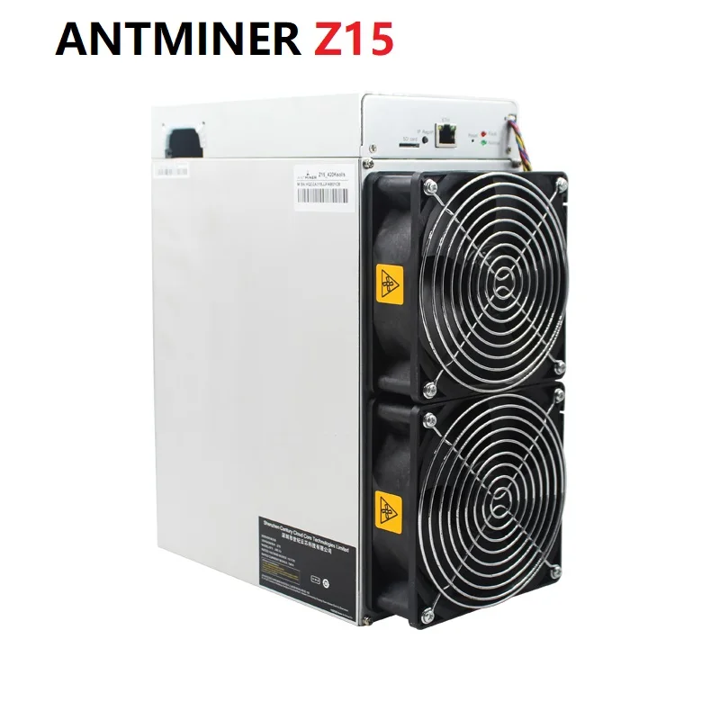 Antminer Z15 420KSOL/S avec PSU Equihash, deuxième utilisé, mineur Z15 de Bitmain, algorithme SHA-256