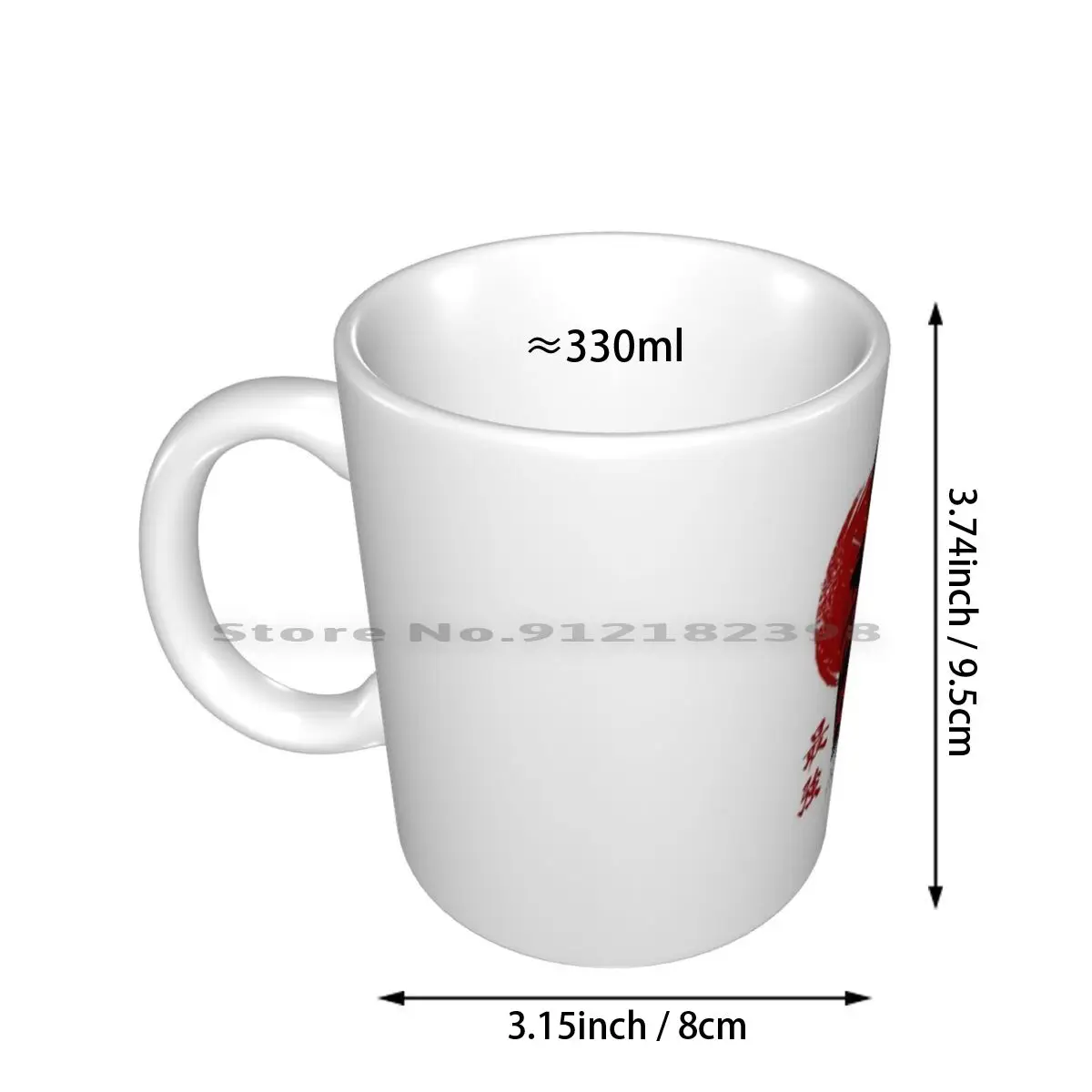 Punch Ceramic Mugs Coffee Cups Milk Tea Mug Meme One Anime Okay Oke Man Ok Creative Trending Vintage Gift Bottle Cup