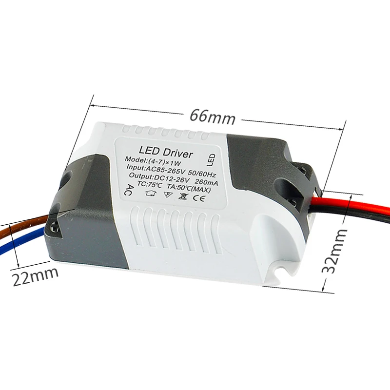 2PCS LED Treiber 300ma 3w4W7w 8W12w18W25w 36w 300ma LED Netzteil Anzupassen Einheit AC85 ~ 265V LED Lichter Transformatoren Treiber für LEDs – Detail 14