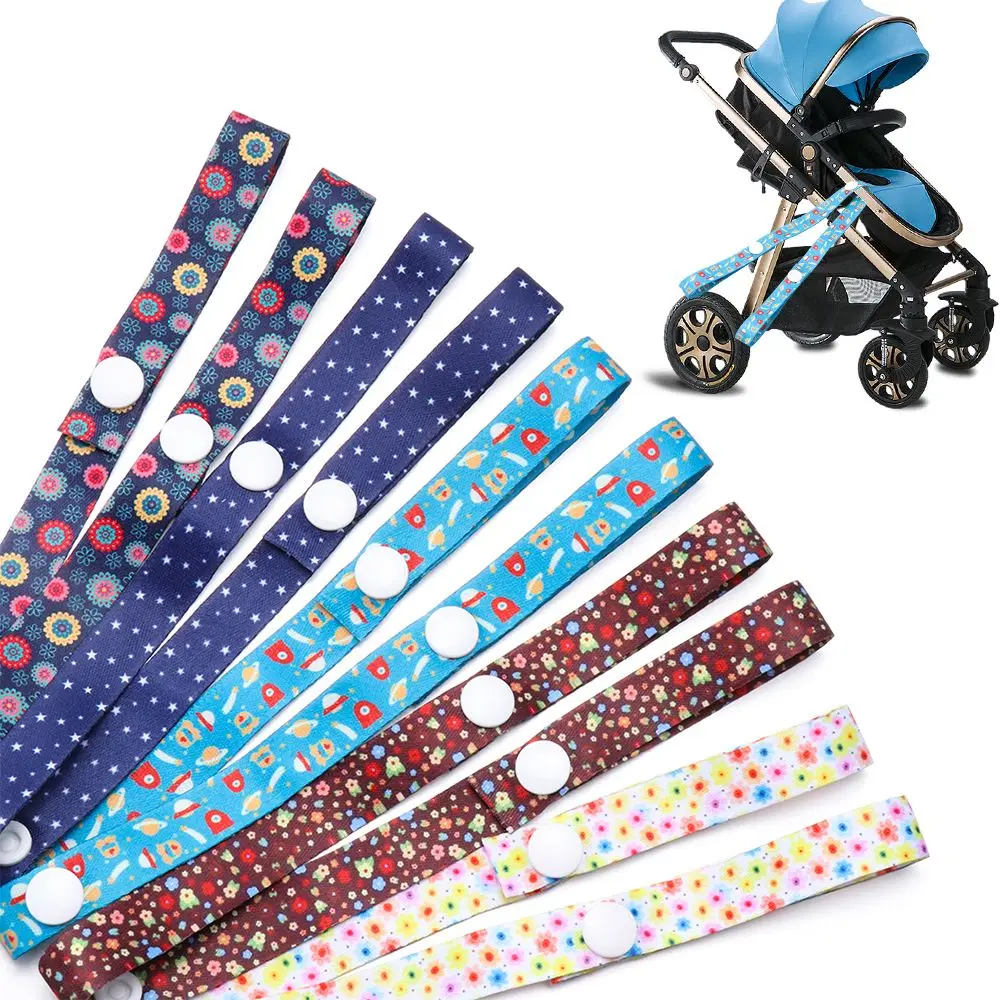 1pc Baby Stroller Accessories Toys Teether Pacifier Bottle Anti-lost Chain Strap Holder Belt Colorful Pacifier Clip For Stroller