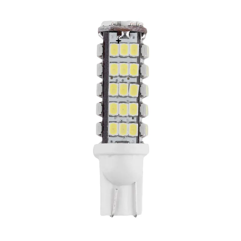 Super Bright T10 68LED 1206 68 SMD LED Car 68smd 3020 W5W 194 927 168 Side Wedge Lamp Marker Bulb License plate lights DC12V